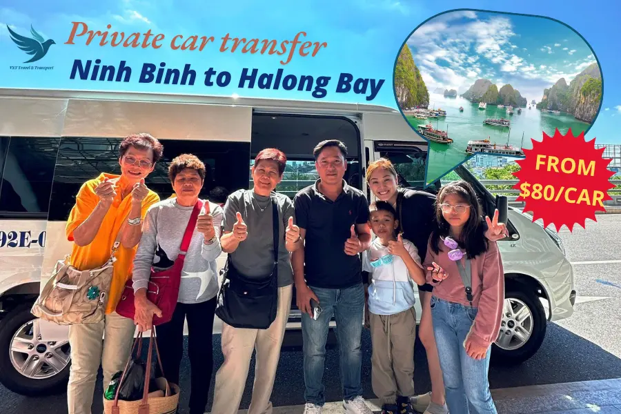 Ninh Binh to Halong Bay Private Car - VNT Travel